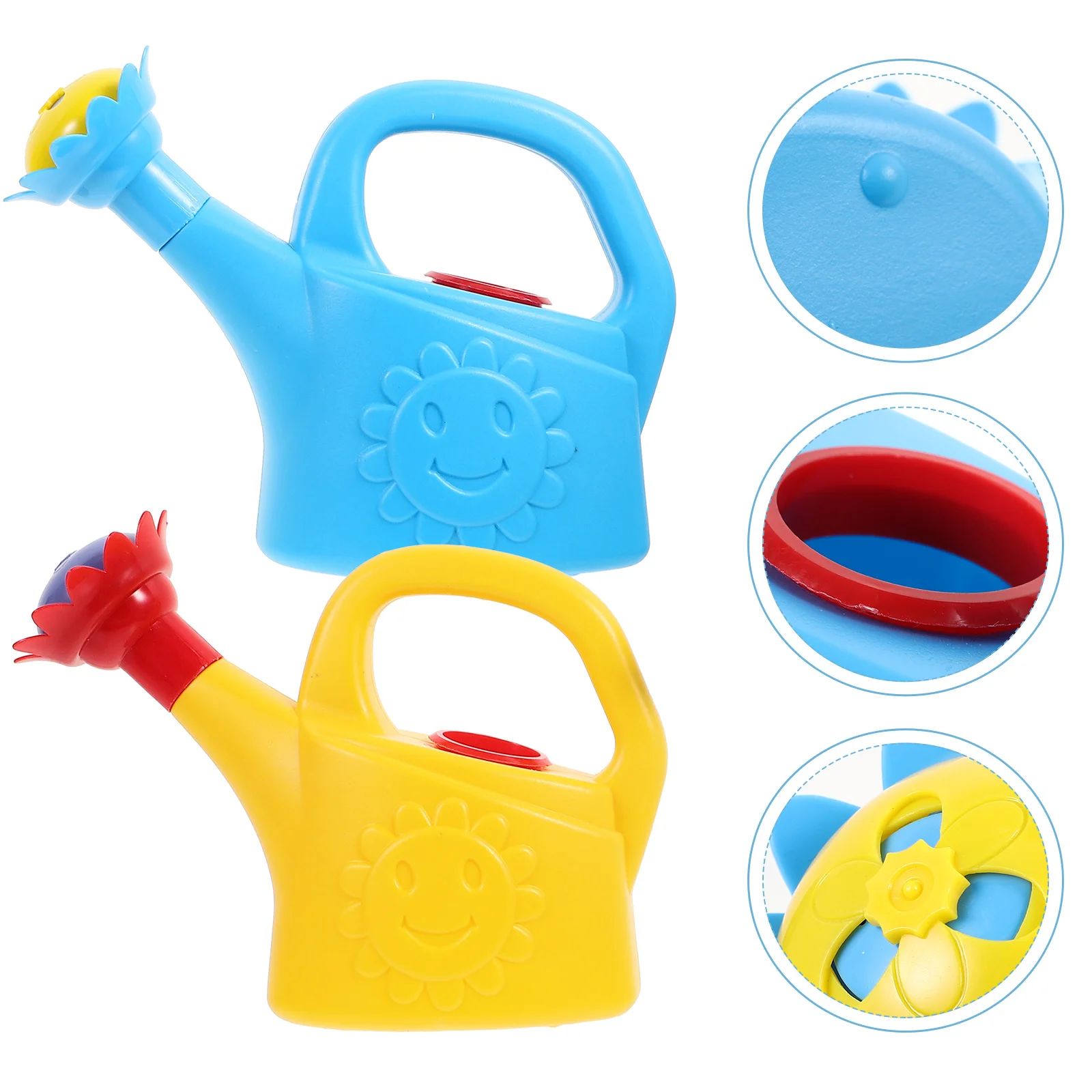 

2 Pcs Watering Can Beach Toys Toddlers Funny Kids Outdoor Summer Baby Plastic Bathing Bathtub Shower