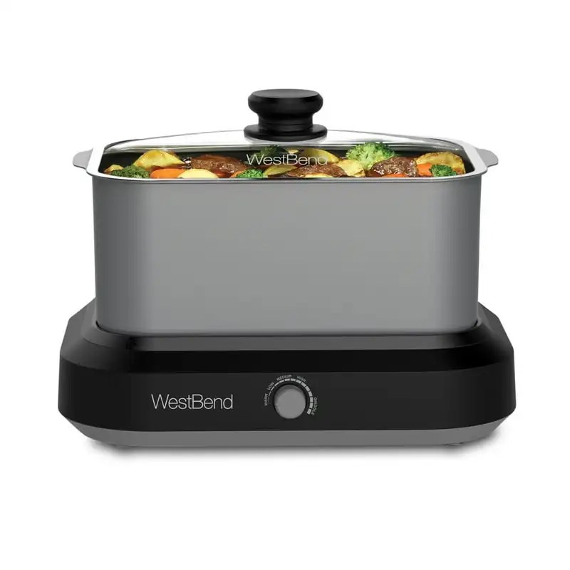 

Slow Cooker, 6 Qt. Capacity, in Silver