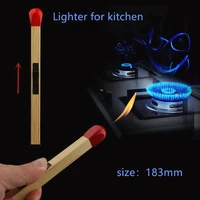 new multi functional and practical lengthened ignition gun kitchen special gas stove unusual inflatable metal lighter gadgets