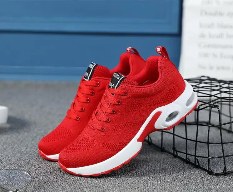 Mesh Women Sneakers Breathable Women Flat Shoes Lightweight Casual Shoes Ladies Lace-up Deportivas Mujer Chaussures Femme 8250