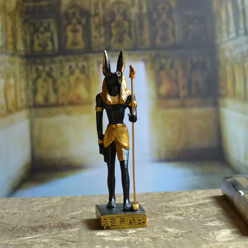 

MUMMY RETURNS TO THE ANCIENT EGYPTIAN GODS ANUBIS DOG GOD ORNAMENTS HORUS PATRON SAINT SOUVENIRS