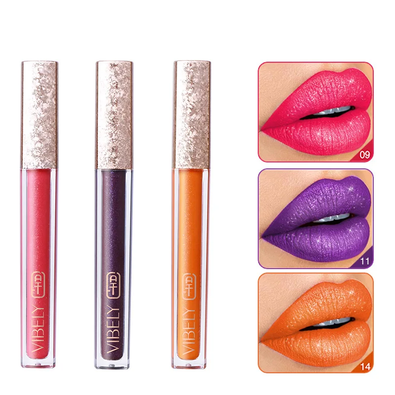 

15 Color Lipgloss Red Velvet Matte Liquid Lipstick Beauty Long Lasting Ruby Rose Lip-Tint Natural Lip Kit Brand Makeup Set