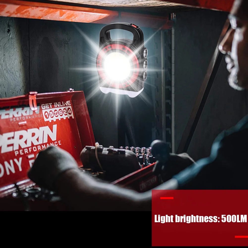 

Яркий портативный светодиодный прожектор, светильник с зарядкой от USB, водонепроницаемый, 3 осветительных прибора, для пеших прогулок, рыбал...