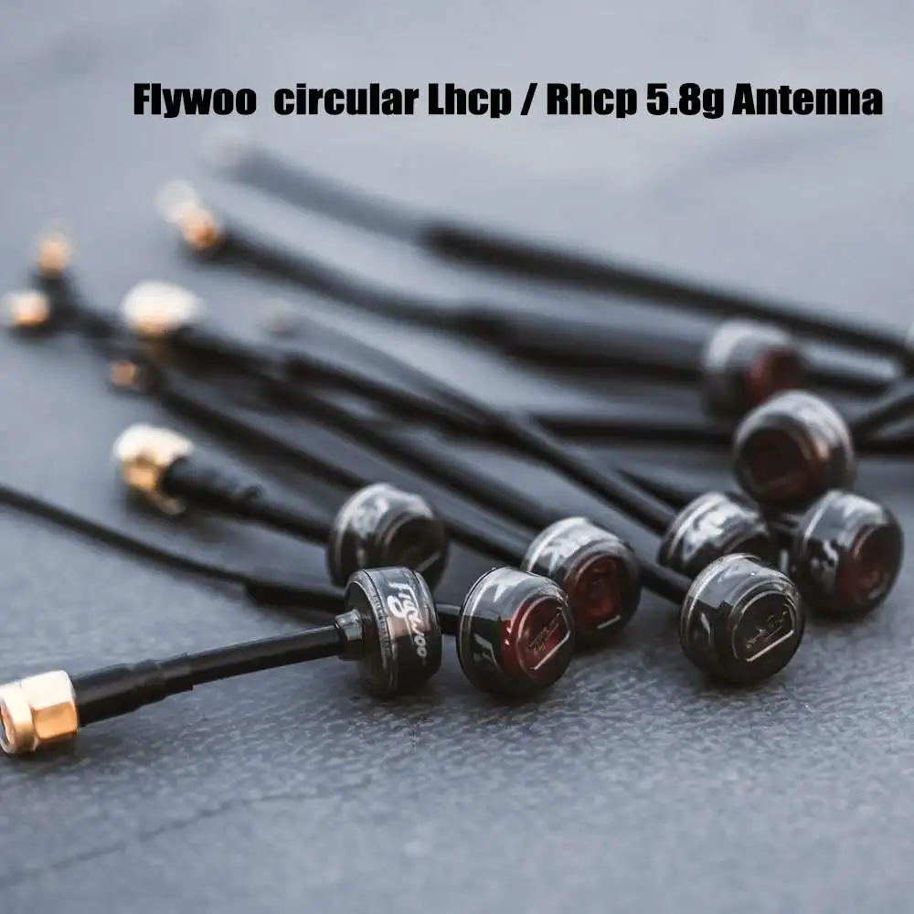 

Flywoo 5.8GHz 2.2dBi Circular Polarized 50mm/115mm/150mm LHCP/RHCP UFL FPV Antenna for FPV Racing RC Drone