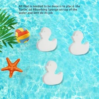 outdoor duck shape spa oil absorbing sponge swimming pool accessories swimming pool foam filter sludge cleaning tool
