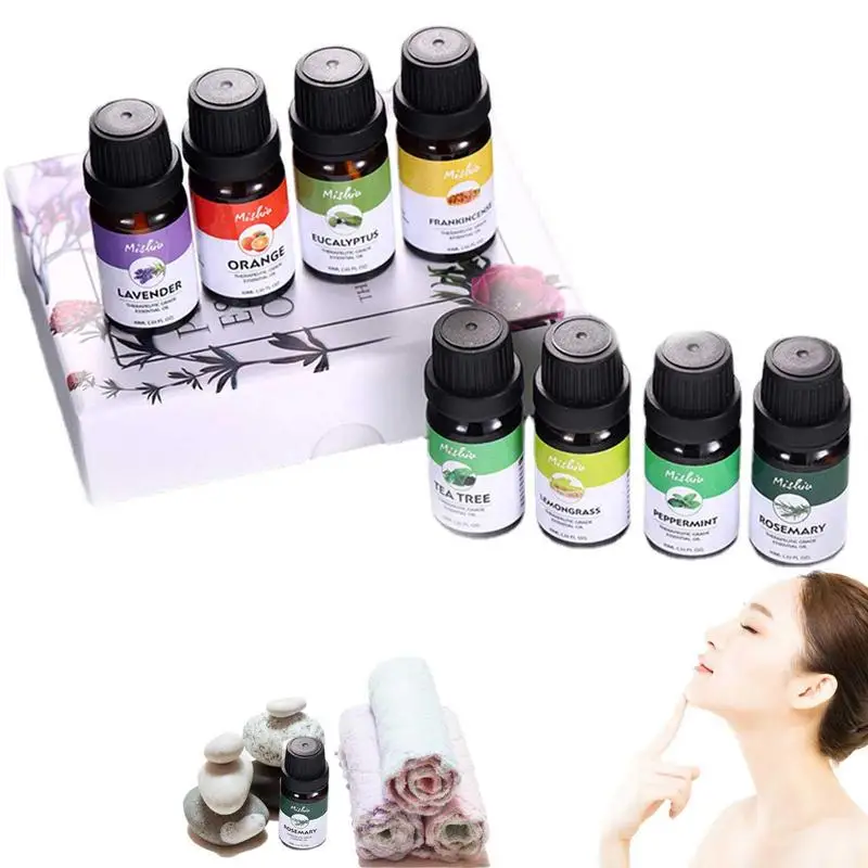 

Essential Oils Set For Women 8 PCS Essential Oils For Diffusers For Home Diffuser Blends Oils For Sleep Mood Breathe Temptation