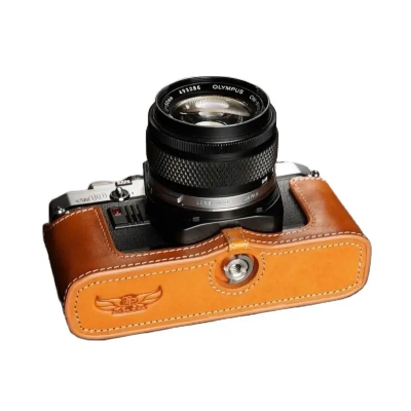Чехол из натуральной воловьей кожи для фотокамеры Olympus OM 1 OM1