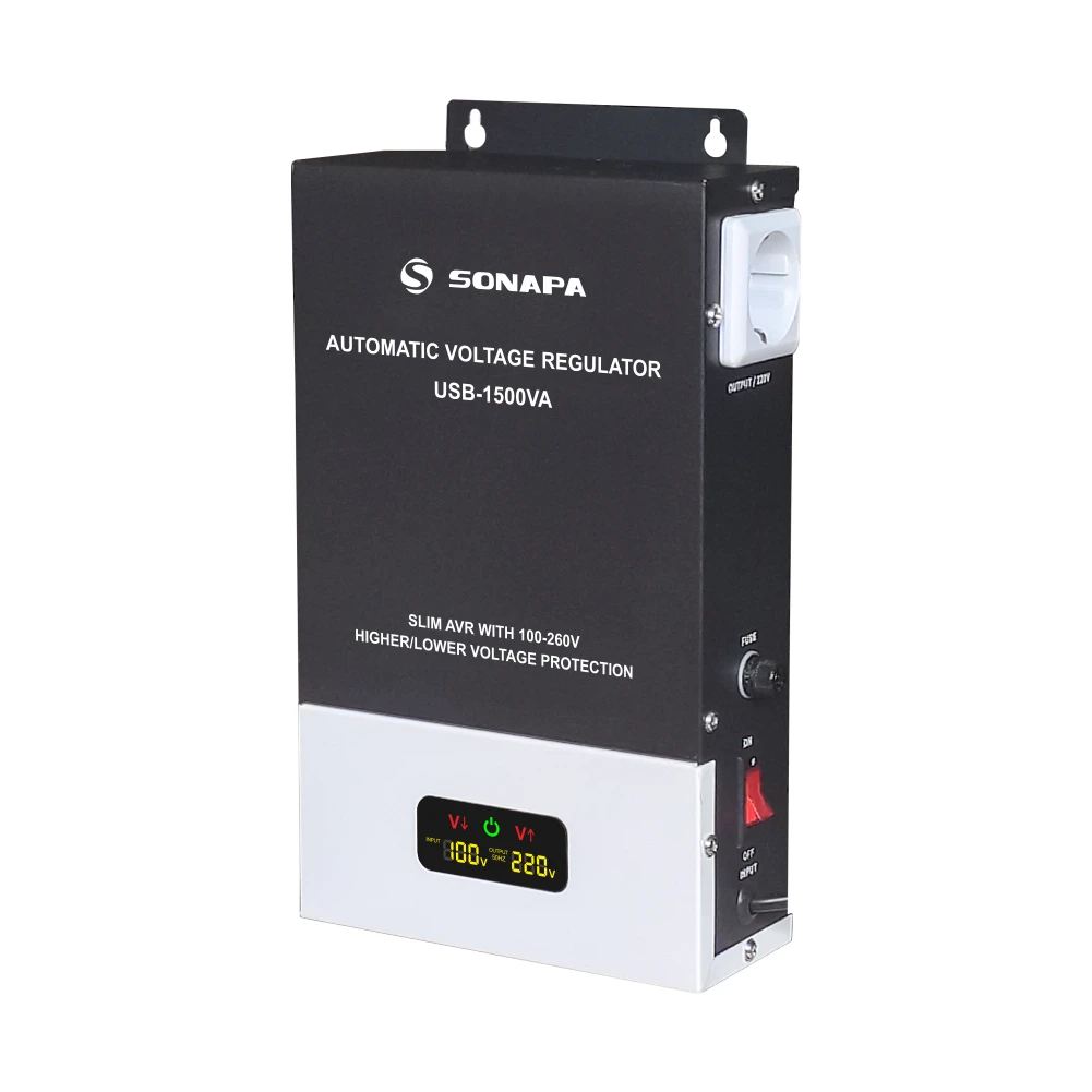 

Voltage stabilizer 1500VA AC 220/110V Single Phase automatic voltage regulators/stabilizers for appliances