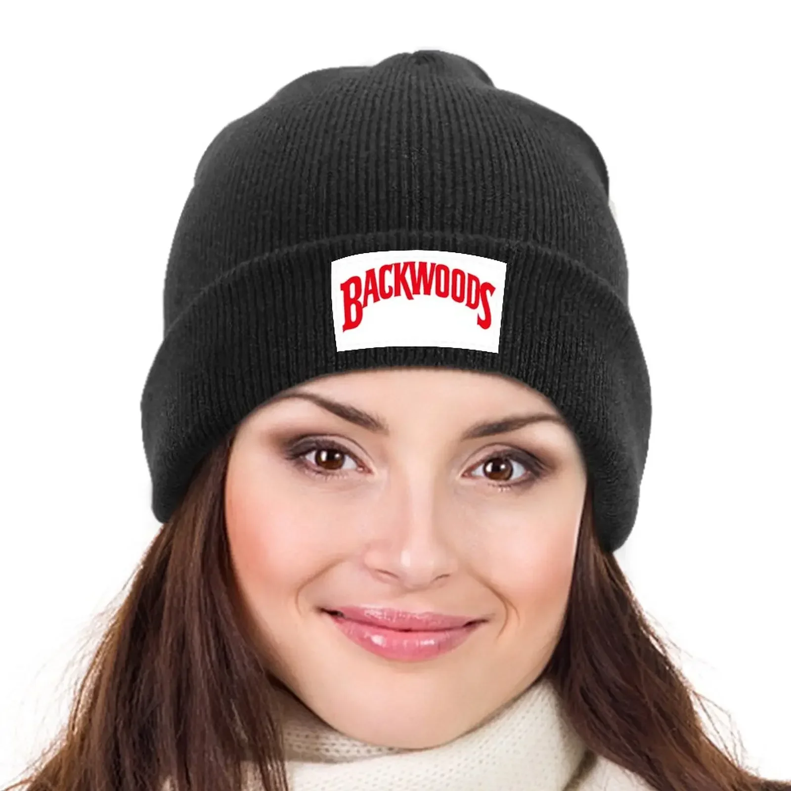 Backwoods Merch Logo Вязаная шапка Роскошная Дропшиппинг Шапки для девочек Мужские