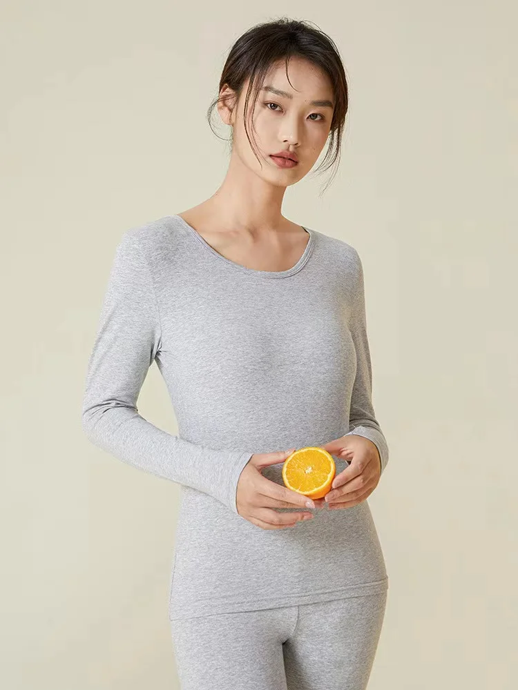 New Elastic Tight Cotton Wool Base Coat Comfortable Warm Underwear Women's Suit