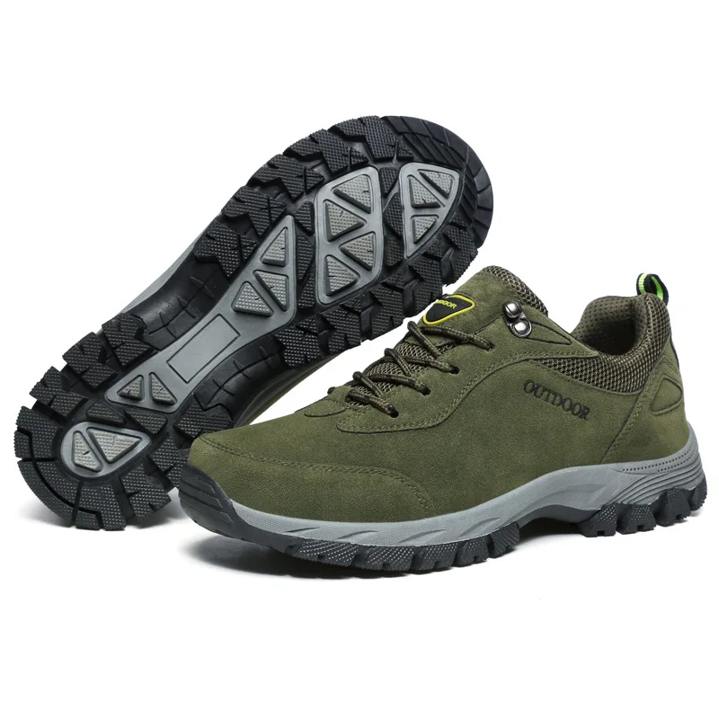 

Новинка 2023, кожаная модная мужская повседневная обувь, военные тактические армейские боевые ботинки на шнуровке, мужские пустынные кроссовки, обувь размера плюс 39-49