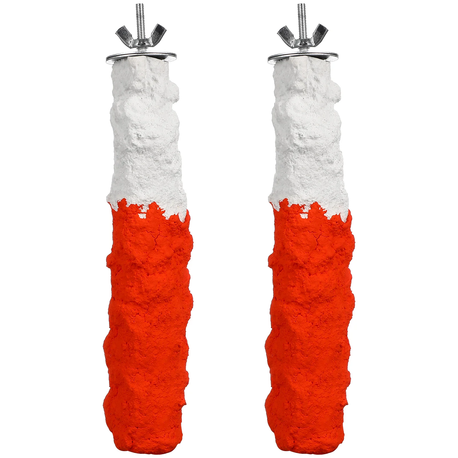 

2pcs Birds Perch Stand Bird Parrot Cuttlebone Calcium Perch Standing Pole Pet Bird Supplies Accessories