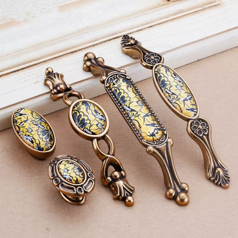 

Ceramic Cabinet Knob and Handle Kitchen Cabinet Handle Drawer Pulls Konbs Furniture Handle