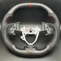 Carbon Fiber Steering Wheel For Mitsubishi Lancer Perforated Leather Steering Wheel
