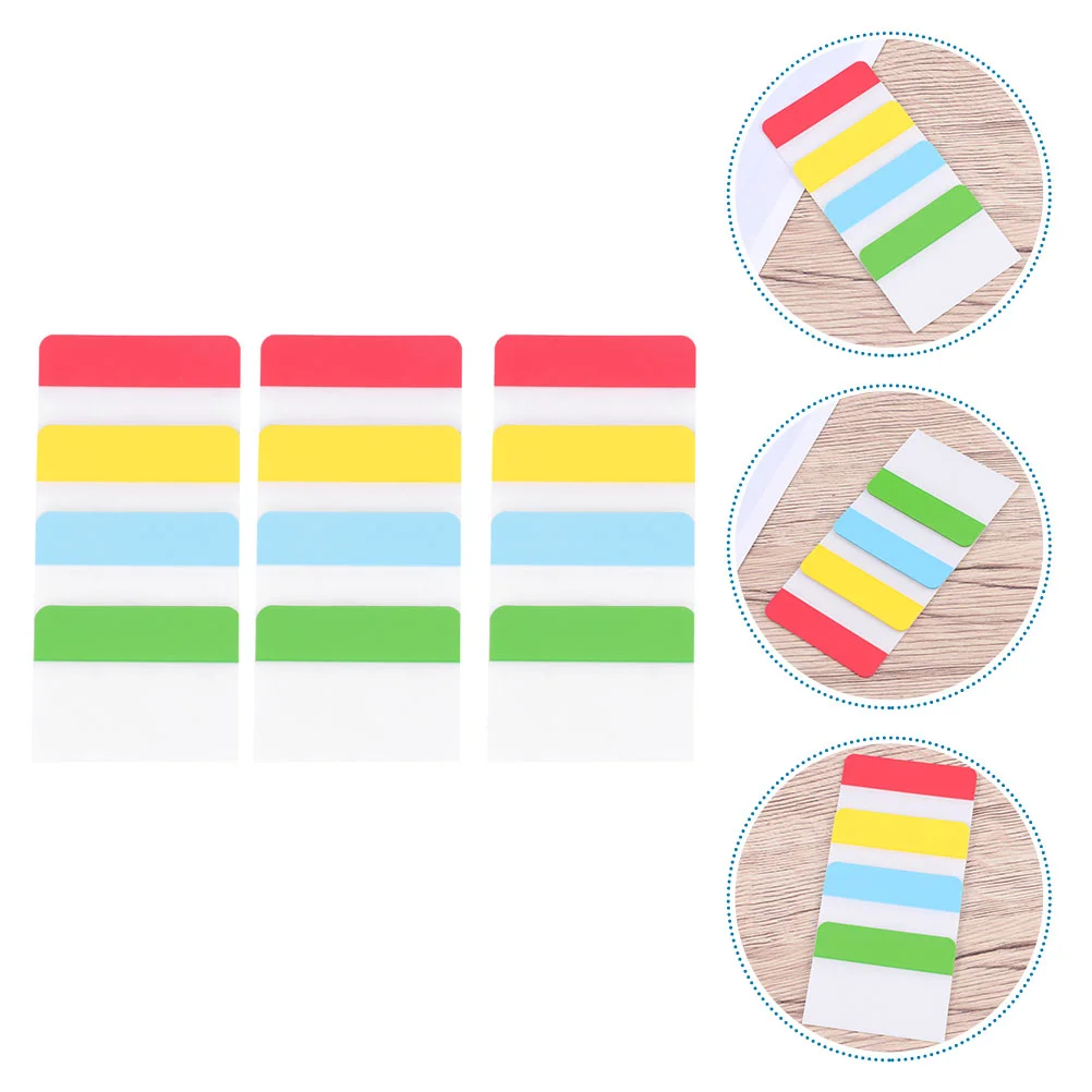 

3 Sets Self Adhesive Classifying Reminder Stickers Calendar Reminder Sticker Label Sticker Tabs Post Planner Label Sticker Pads