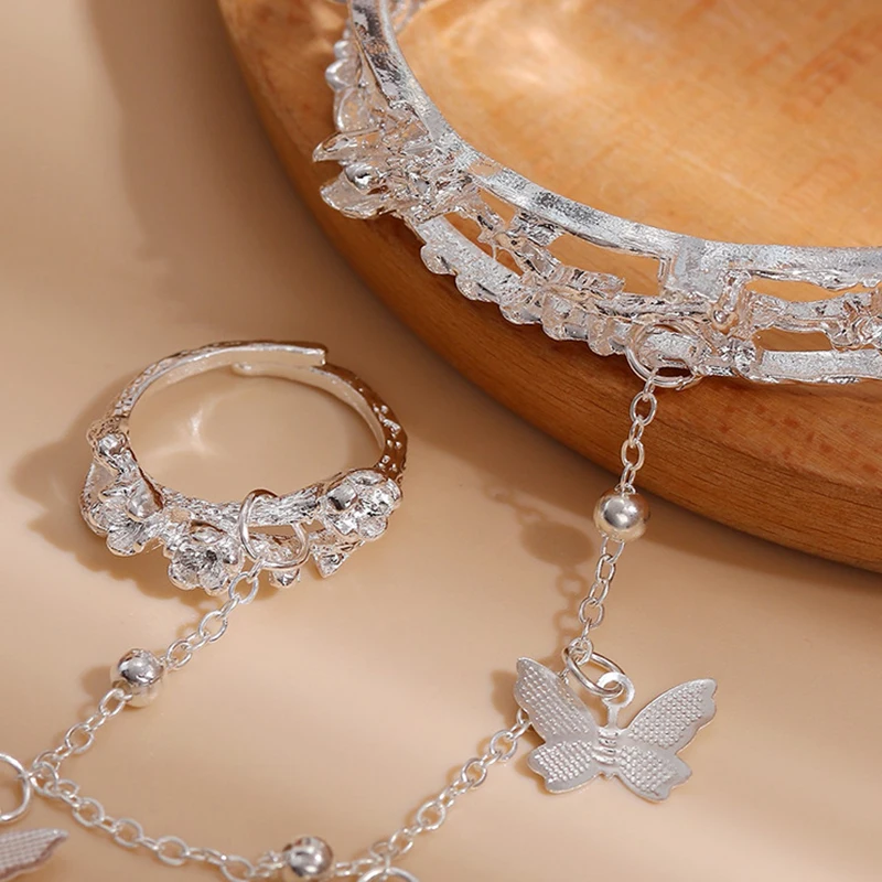 Аниме Tian Guan Ci Fu браслет с кольцом-колокольчиком Hua Cheng Xie Lian