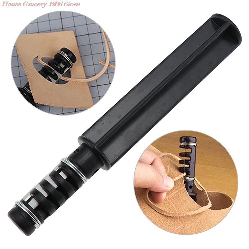 

1 шт. 6 "инструмент для резки кожаных полос резак для кожаных ремешков нож ручной работы для кожевенного ремесла с 3 лезвиями инструмент для р...