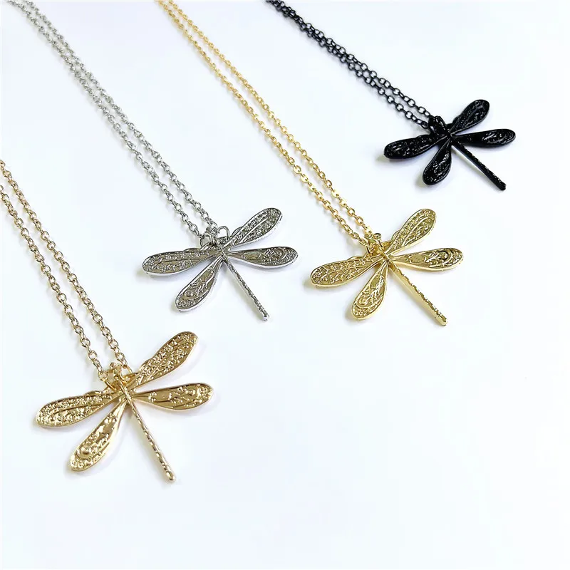 Новинка 2022 модная подвеска в виде стрекозы 4 цветов тибетском стиле