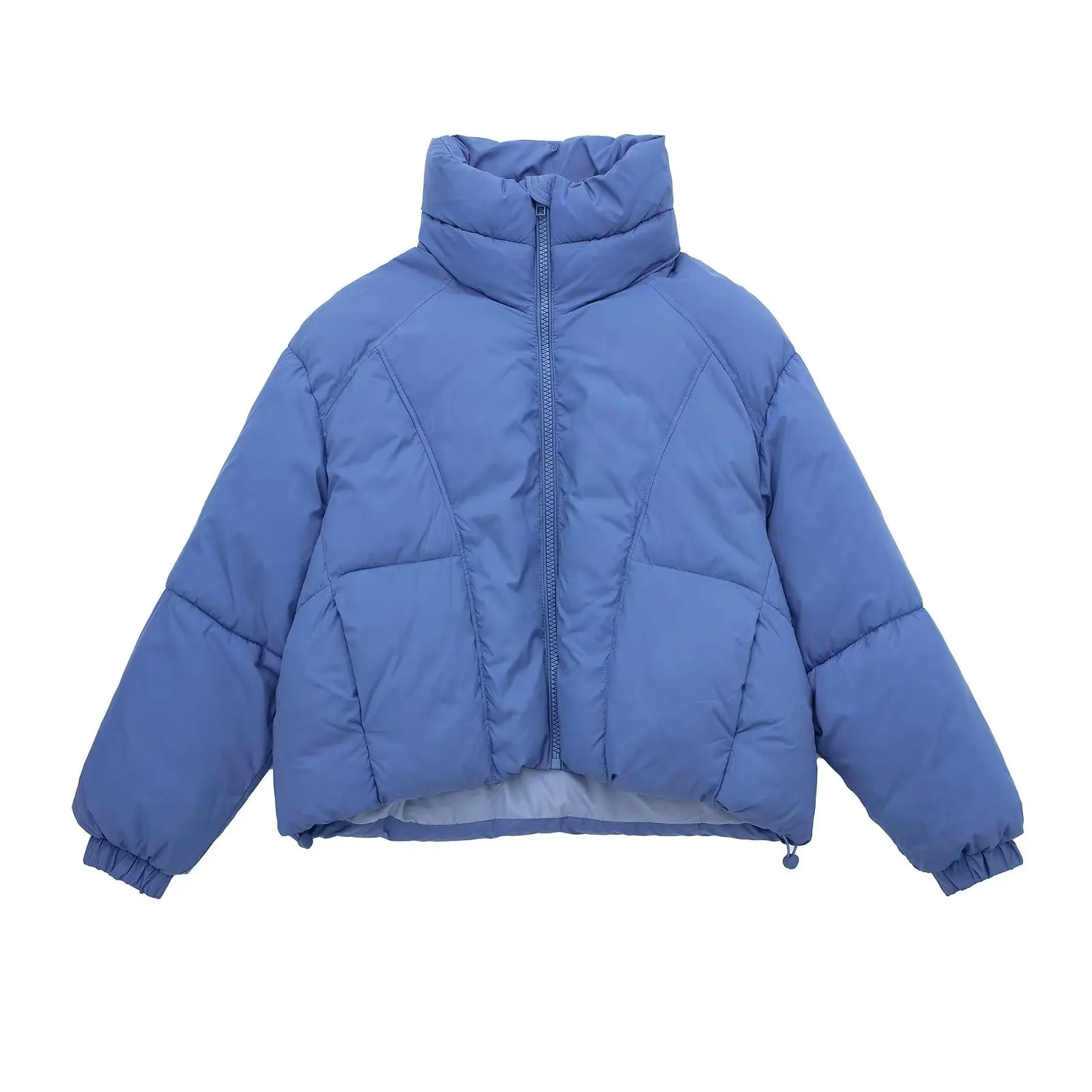 

2022 autumn new European and American cross-border women's urban casual stand collar cotton jacket jacket