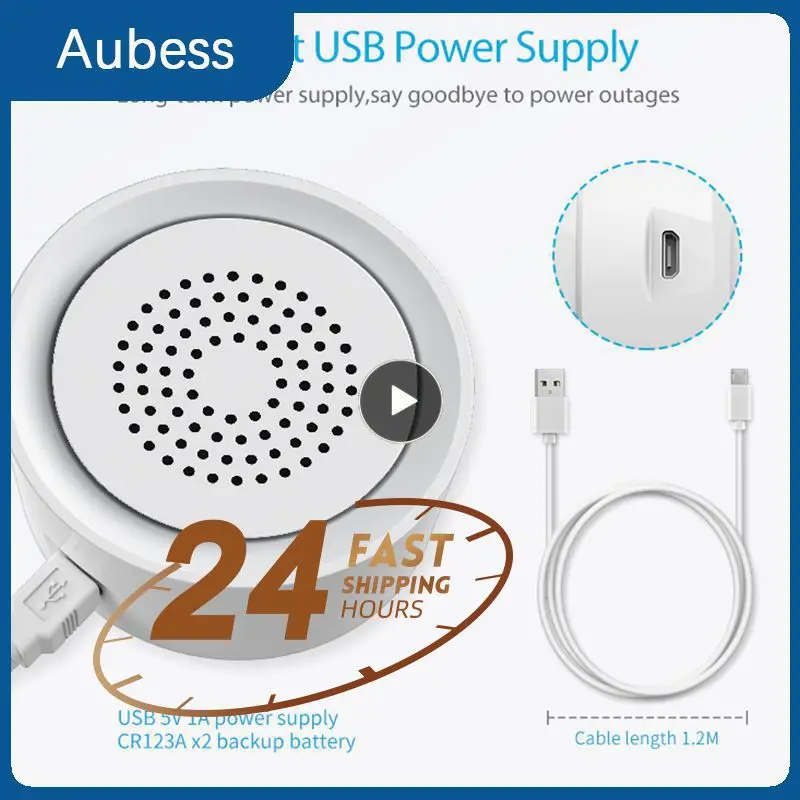 

Wifi Wireless Human Body Sensor Intelligent Monitoring Sound And Light Alarm Tuya Smart Smart Life 3 In 1 App Remote