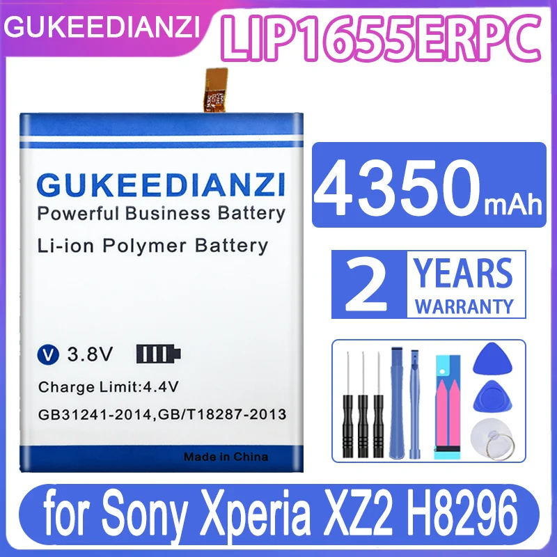 

Аккумулятор GUKEEDIANZI LIP1655ERPC для Sony Xperia XZ2 H8296, батарея + Бесплатные инструменты