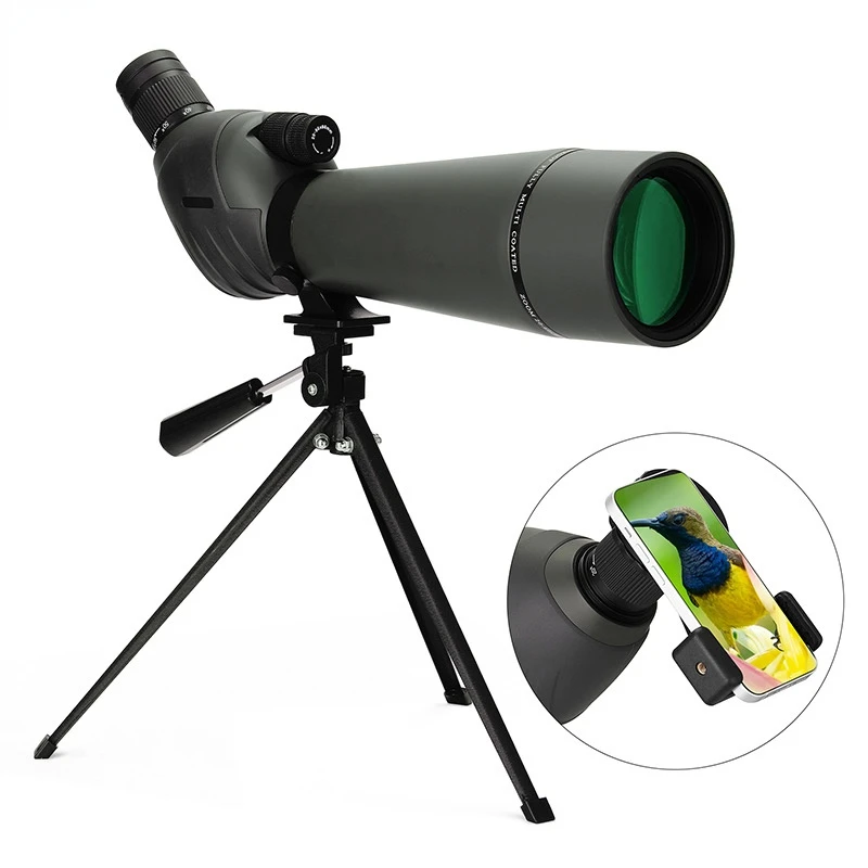 

Professional Double Speed Focus 20-60x80 Changing Varying Bird Eyeoscope View Target Telescope 80 Caliber Spotting Telescope