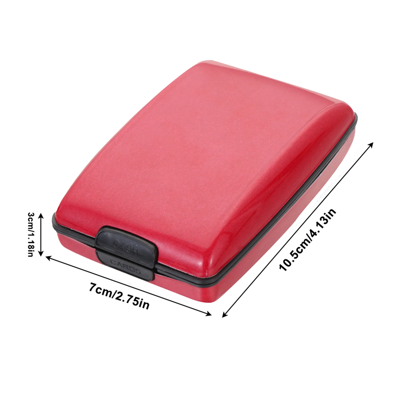 

1Pcs Non-scan Metal Wallet Money Clip Coin Bag Purse Multi-function ID Credit Card Case Holder Anti-Theft Aluminum Alloy Wallet