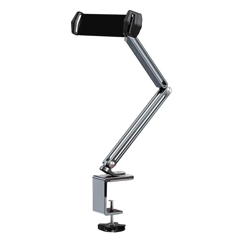 

Holder For Bed Adjustable Clamp Clip Mount For Desk Flexible Long Arm Clip Bracket Clamp Stand For Most Smartphones