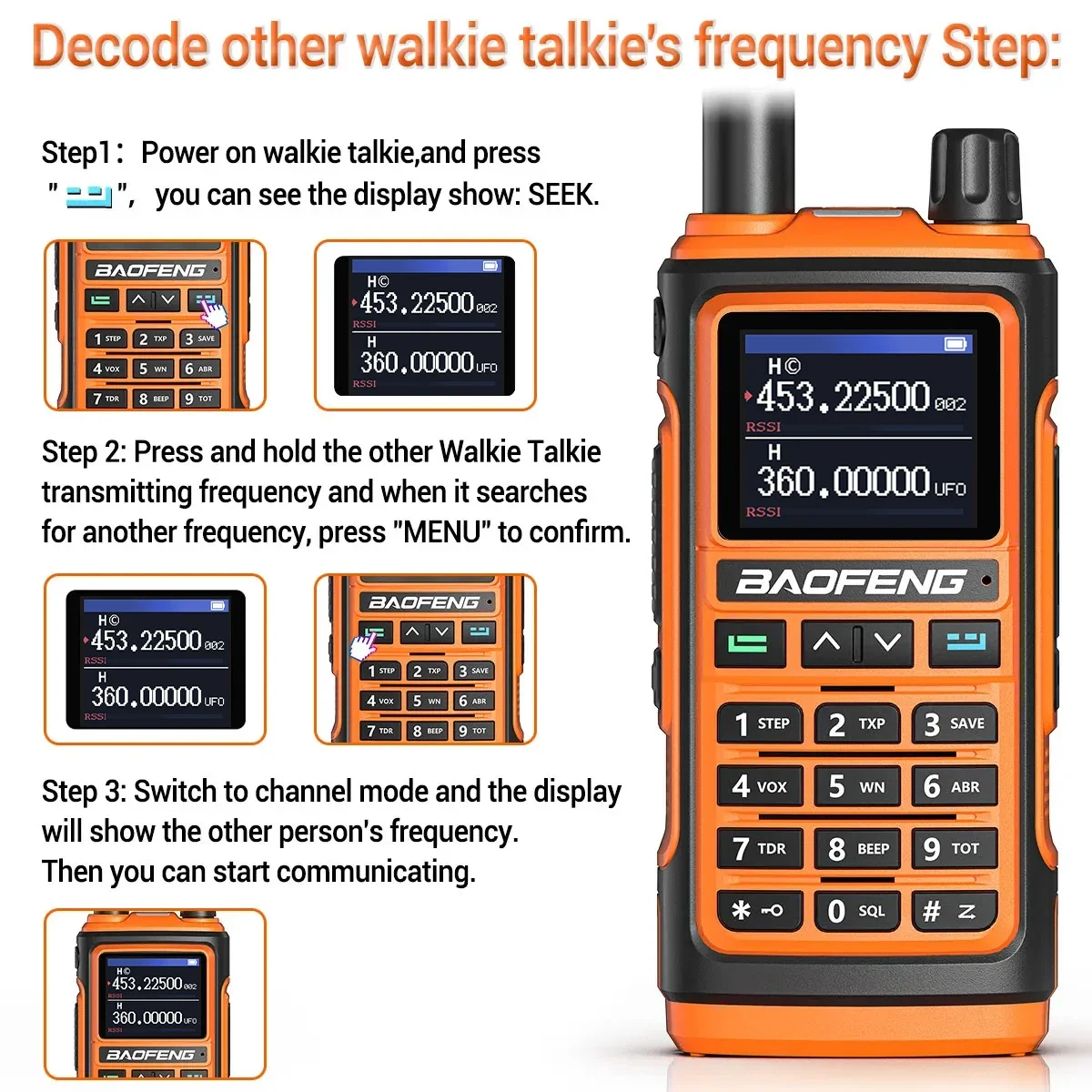 Baofeng UV-17pro Max Air Band Walkie Talkie Draadloze Kopieerfrequentie Lange Afstand Type-C Noaa Am Draagbare UV-5R Ham Tweewe