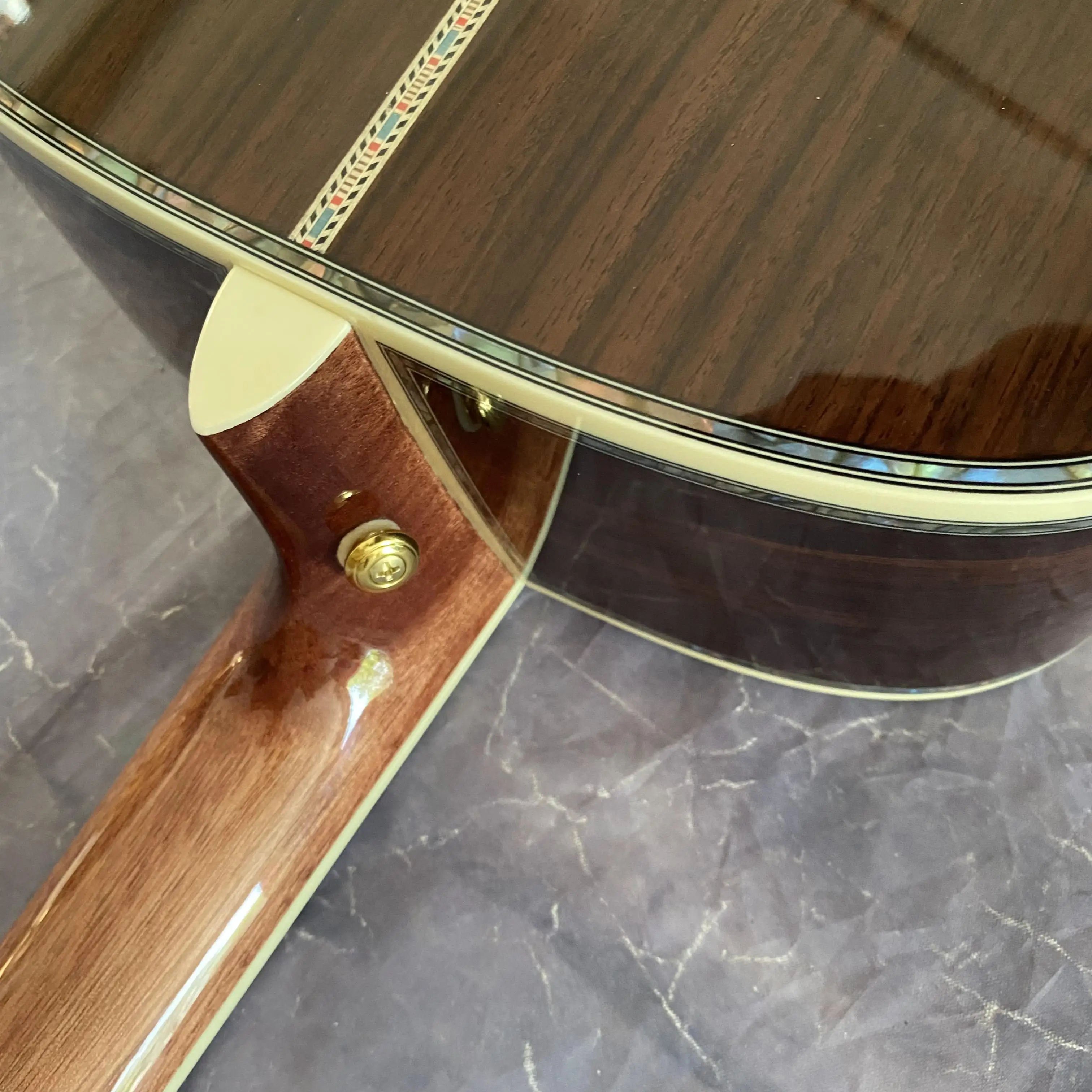 D45 41 дюйм твердая ель акустическая электрогитара гриф из палисандра 20 ладов 6