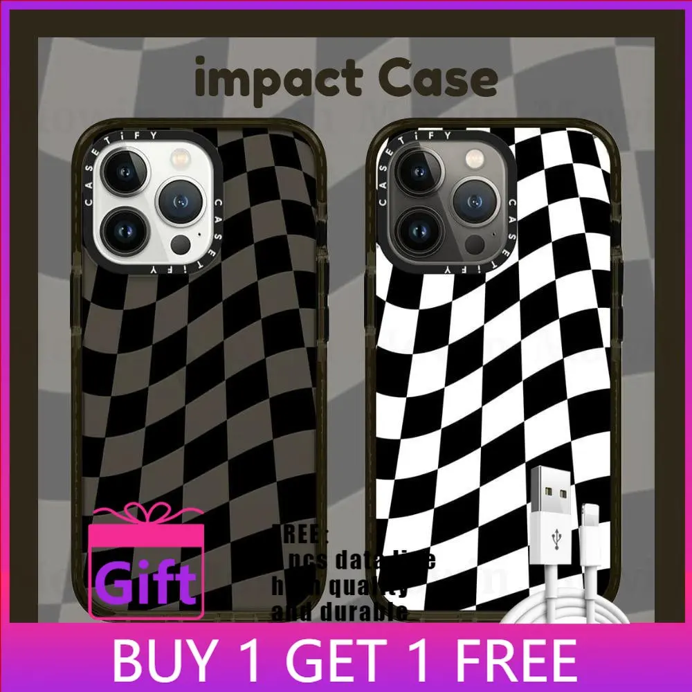 

iPhone Case Silicone Thickened TPU Protection Camera Shockproof Case Black White For iPhone 11/12/13 Pro Max 7/8Plus XR/S MAX 11