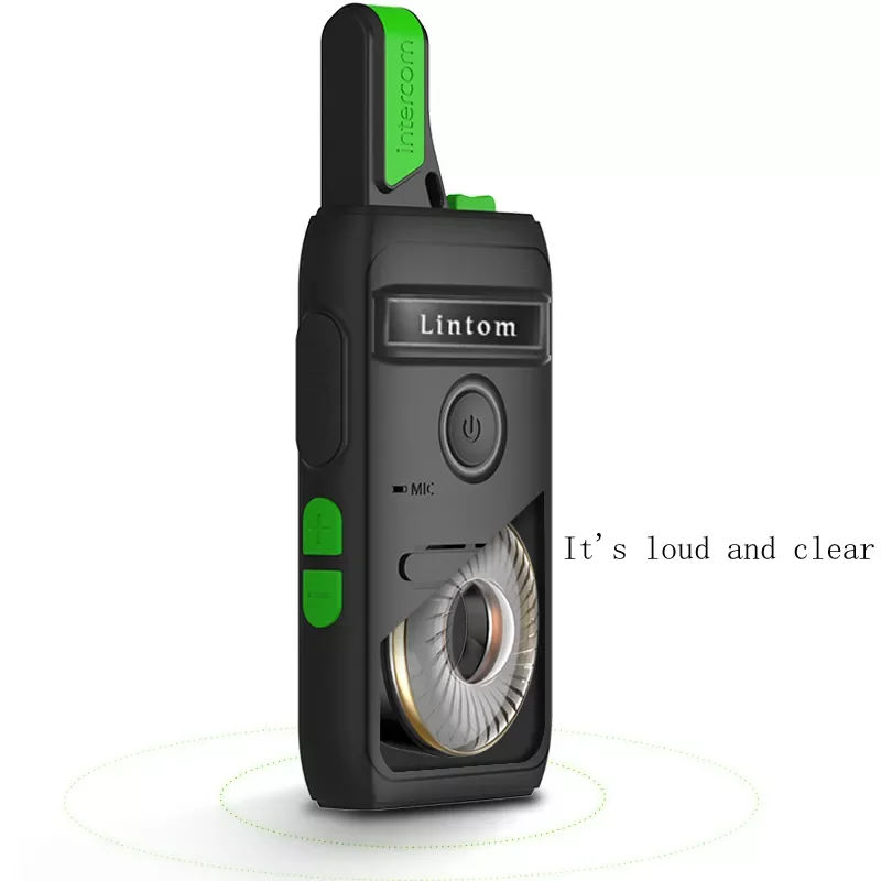 Rechargeable Long Range Two-Way Radios with Earpiece 2 Pack Walkie Talkies Li-ion Battery and Charger Included enlarge