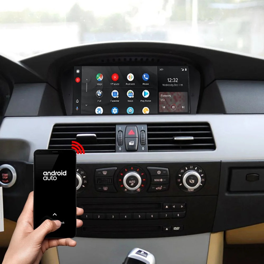 Фото Мультимедийная система для автомобиля Linux 8.9'' 1920*720 с DSP, CarPlay и GPS-навигацией для BMW 5 серии E60 2005-2010 (CIC/CCC) №5