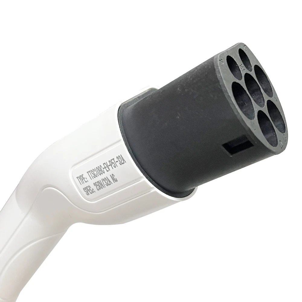 32A 8M EV зарядное устройство тип 2 для типа однофазный зарядный кабель домашнее