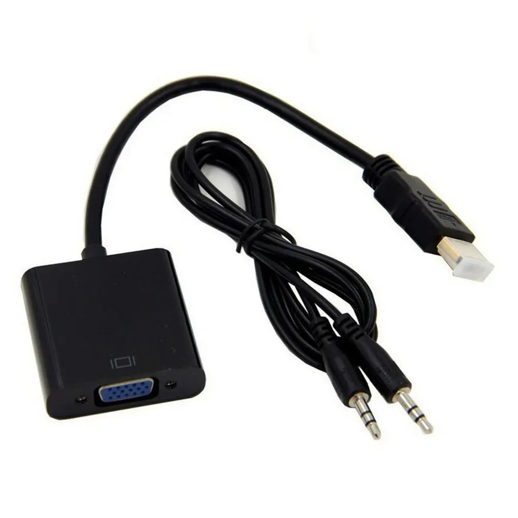 

Adapter Cable HDMI-compatible To VGA Converter Cable With Audio Port High-quality Copper Core Conversion Cable