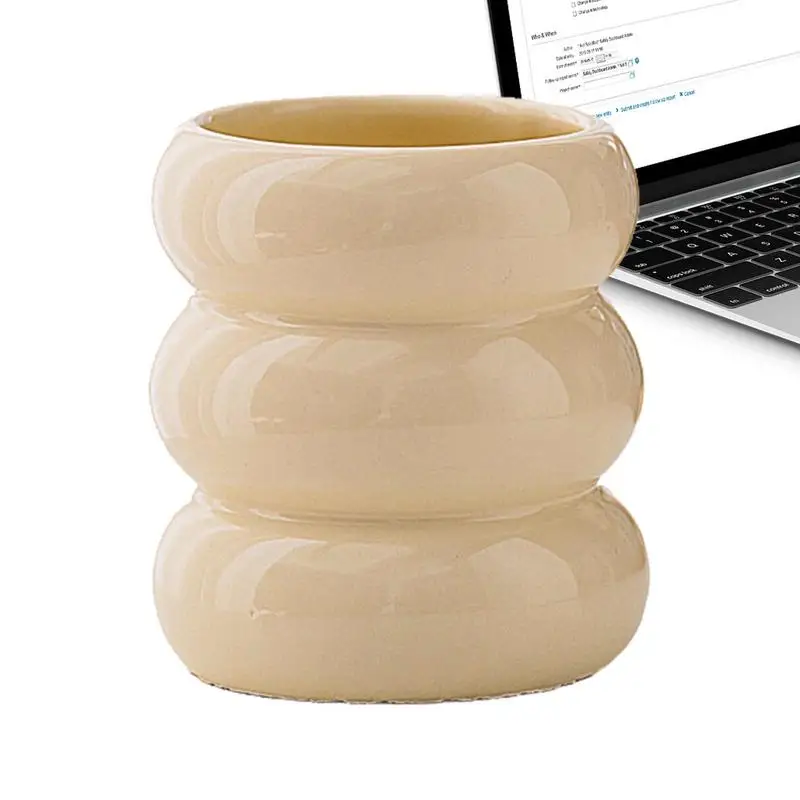S Matte Unique Candle Jar Decorations Ceramic Candle Vessel For Christmas Home Decor