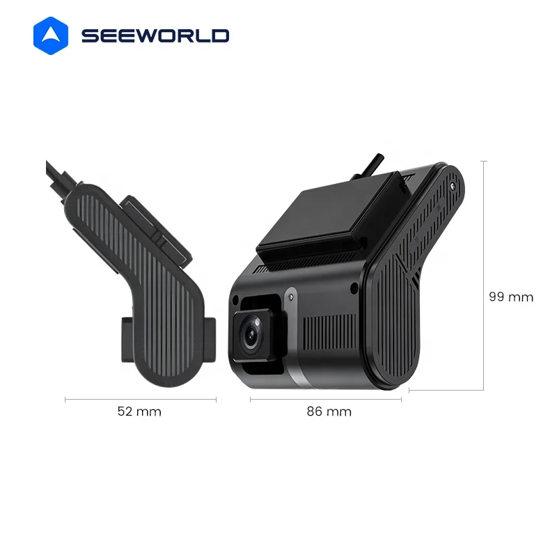 Видеорегистратор SEEWORLD V7 1080P для прямой трансляции с двухканальной камерой и GPS