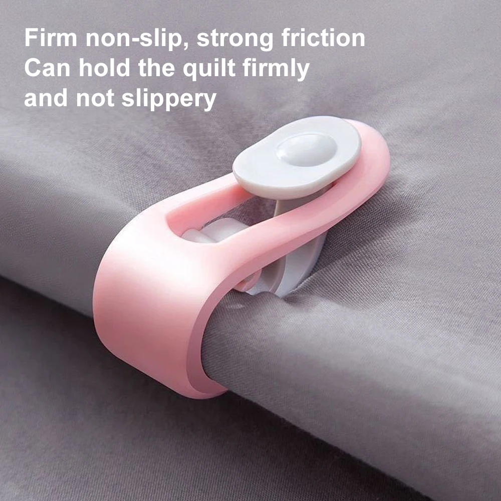 

6/12Pcs Quilt Fastener Sleep Clothes Pegs Duvet Clips Non-slip Quilt Blanket Clip Duvet Sheet Fixer Anti-run Bed Sheet Clips