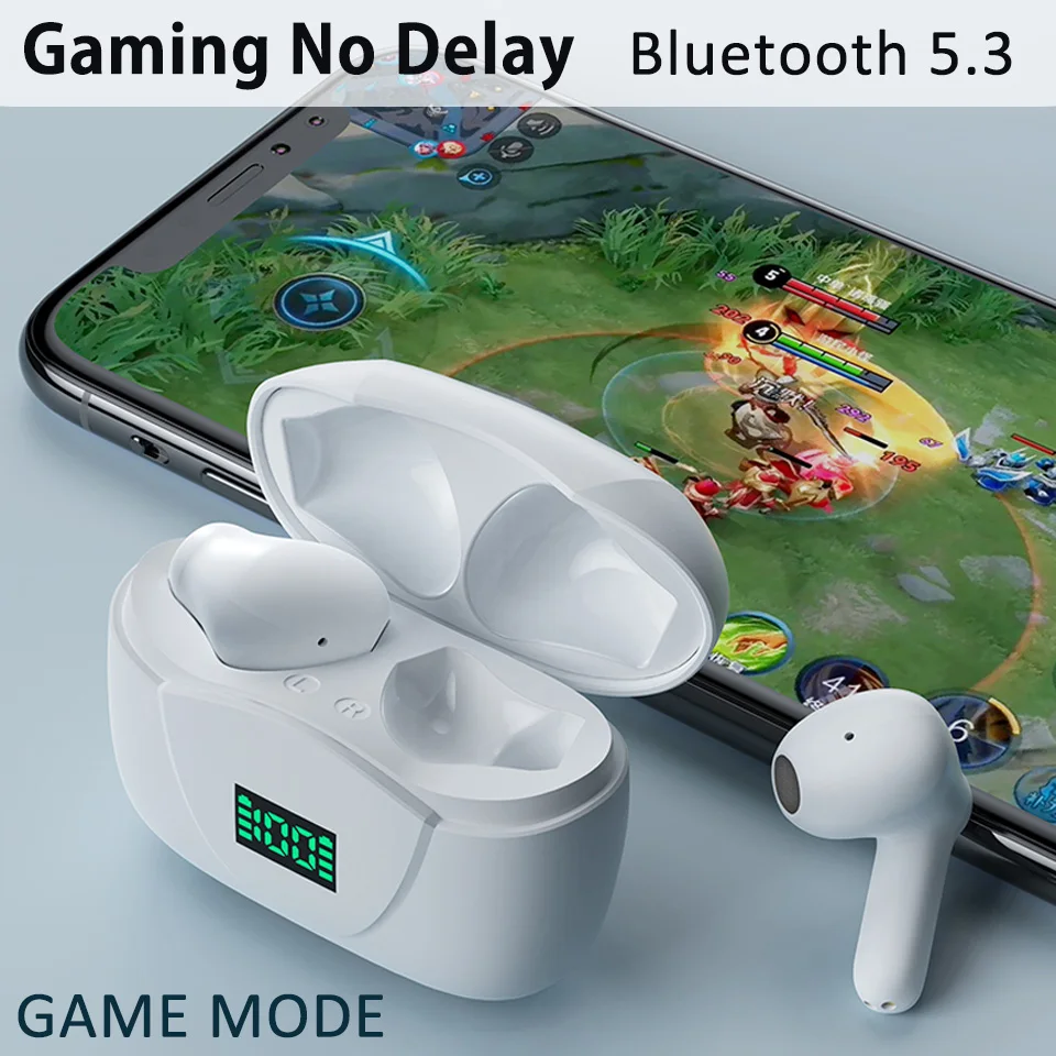 TWS-наушники ENC игровые с шумоподавлением, 15D, с микрофоном