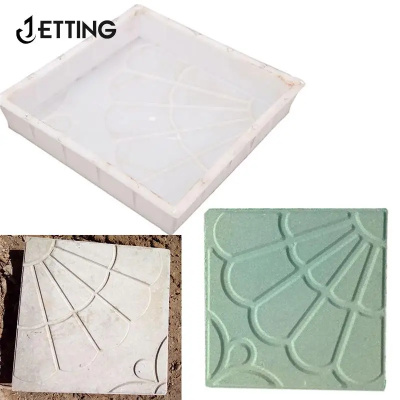 

Garden Path Maker Paving Cement Plastic Mold Road Concrete Pavement Mold Walk DIY Manually Road Path Paving Cement Brick Mould