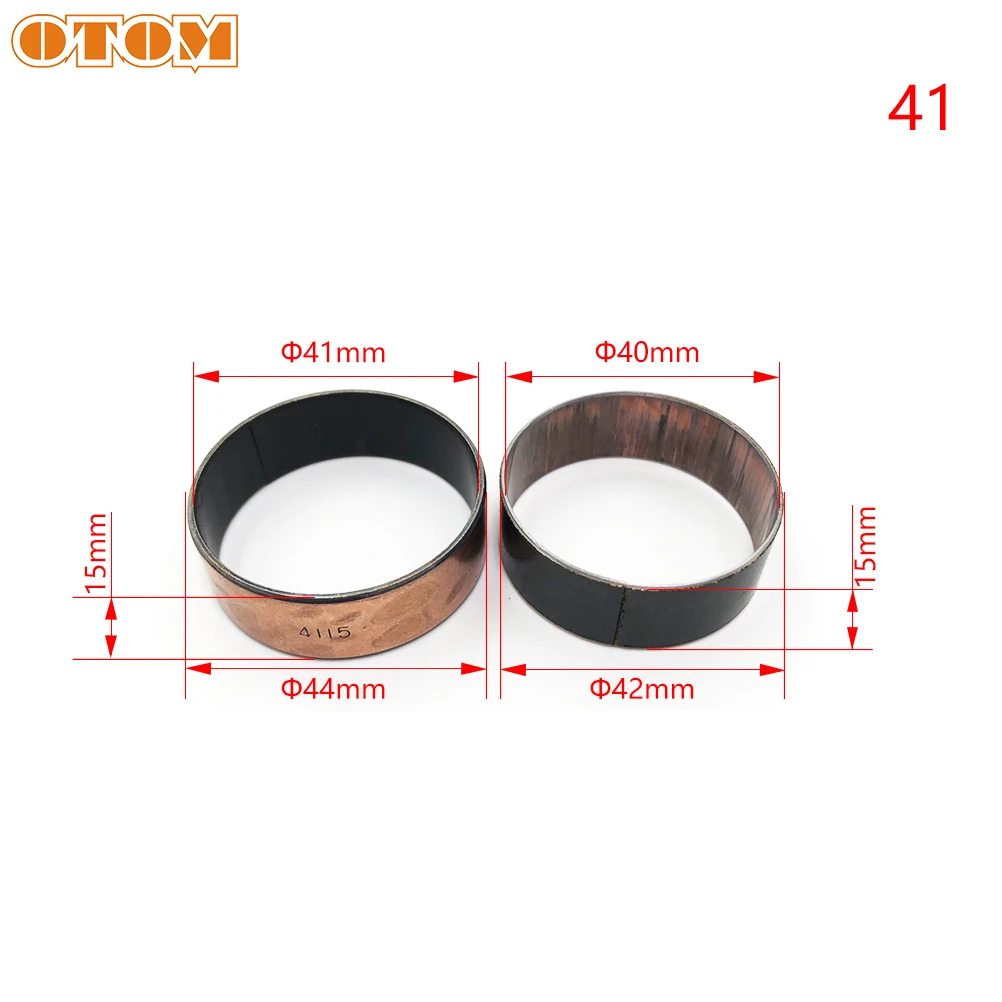 

Втулка вилки для мотоцикла OTOM 41 мм 43 мм 47 мм, амортизирующие инструменты для обслуживания, внешняя направляющая для KAYO K6 FAST BOSUER