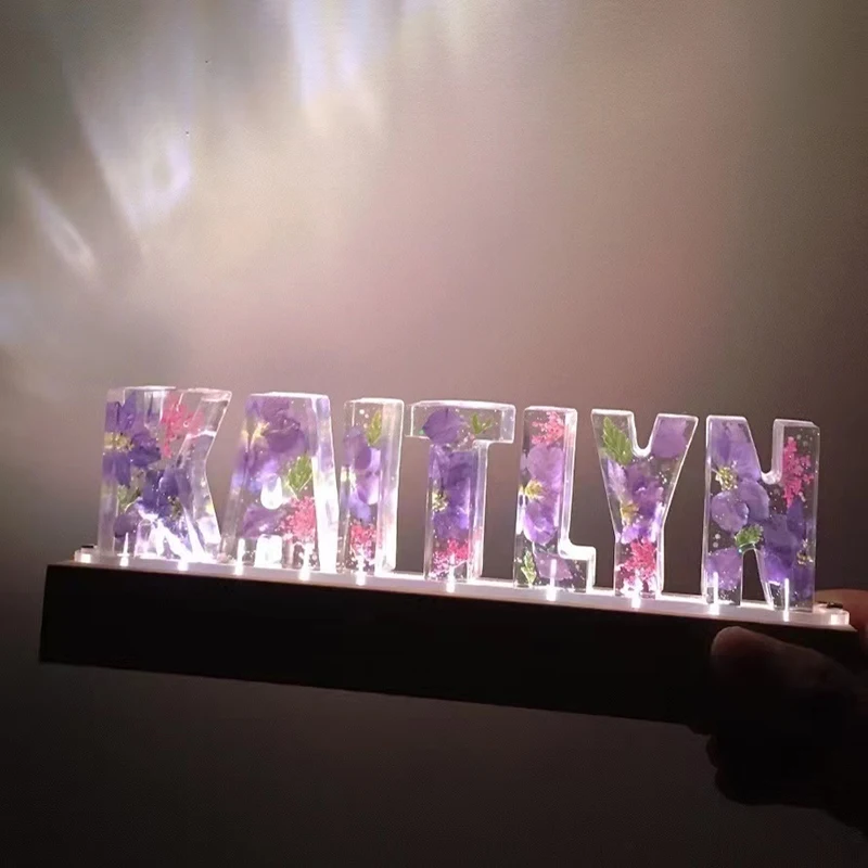 Светодиодные RGB-лампы с длинным деревянным основанием питание от USB ночник