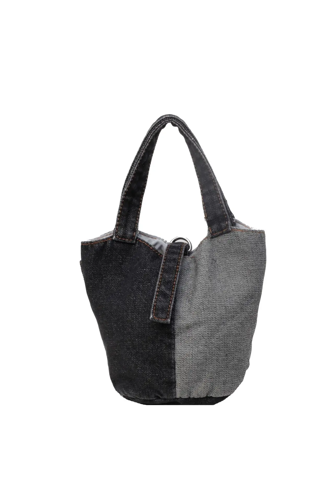 Корейская джинсовая сумка-корзина для овощей универсальная сумка