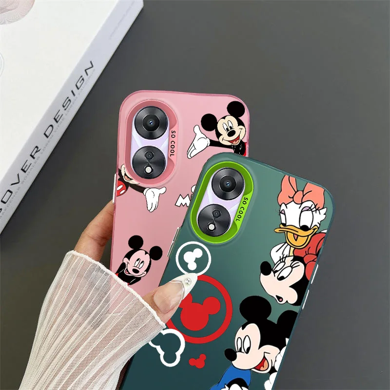Микки Маус диснеевские Симпатичные для OPPO A 31 37 38 55 57 58 74 76 78 94 98 Reno 6 7 8 Z T Pro