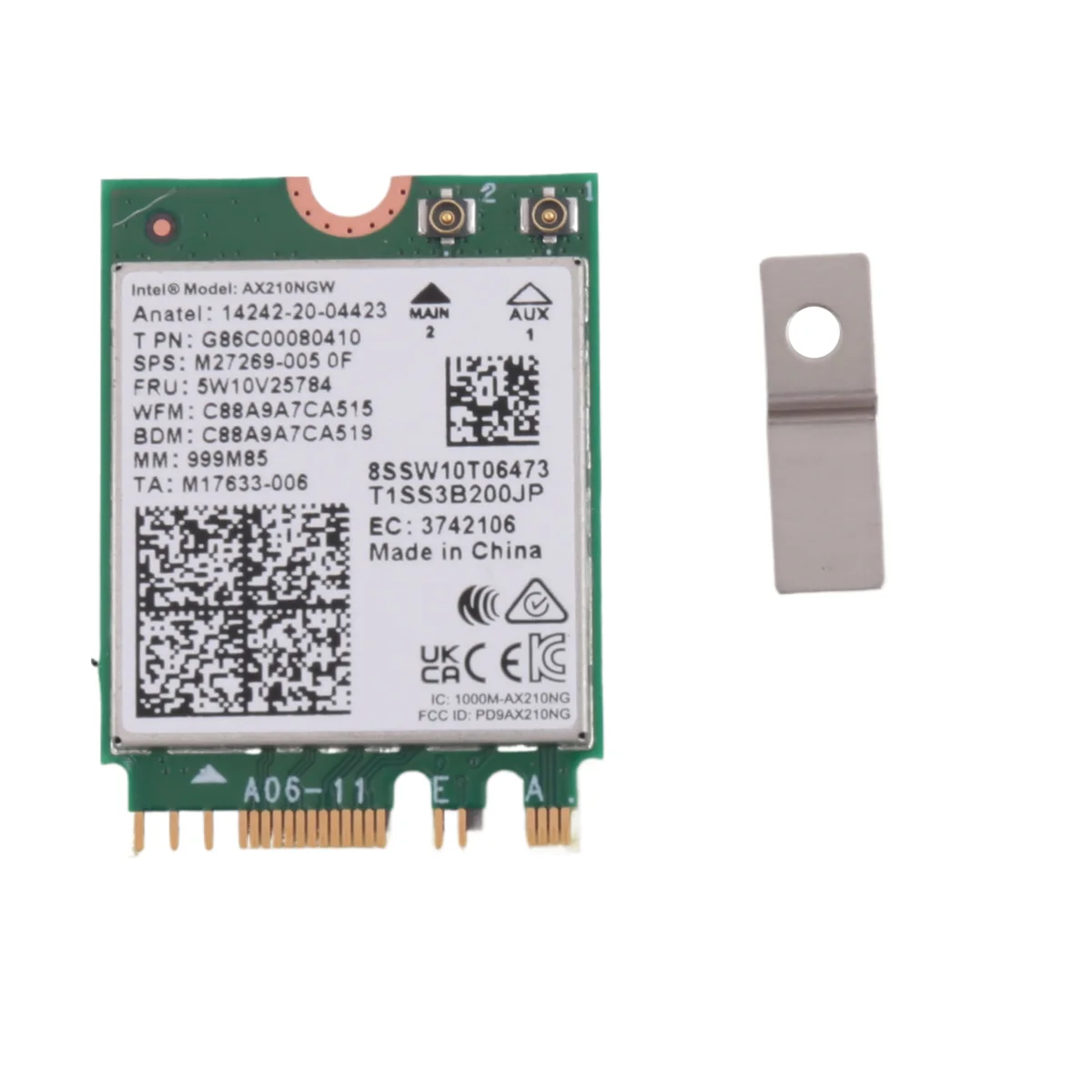 Беспроводная карта Wi-Fi 6E AX210 2400 Мбит/с Bluetooth 5 2 настольный комплект 802.11Ax 4G/5Ghz/6Ghz