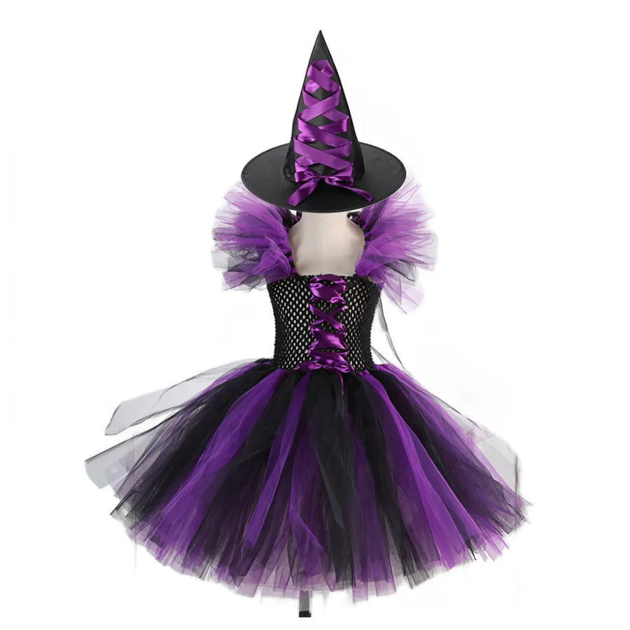 2 шт. платье-пачка ведьмы с шляпой на весь день Святого Валентина костюм