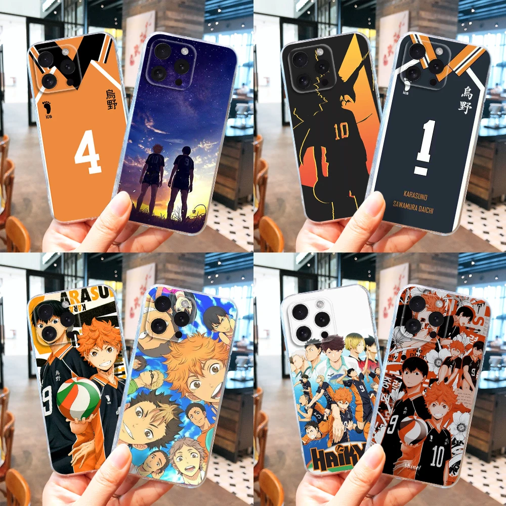 T170 аниме Haikyuu Hinata атакует мягкую работу для Moto G Play E20 E4 E40 E5 E6 E6S E7 Power Edge 20 Lite Pro G200 G30 G4
