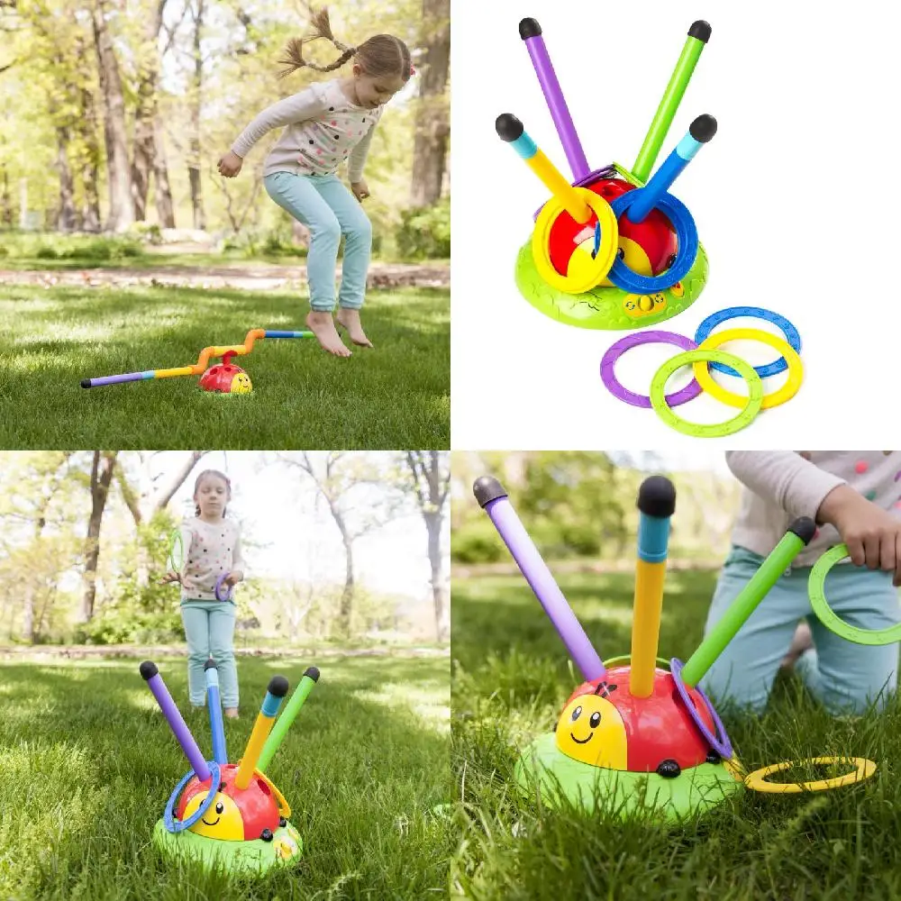 

Beautiful, Engaging, Skill-Enhancing Musical Jump 'n' Toss Table with 10 Fun Options for Kids, Toddlers and Preschoolers.