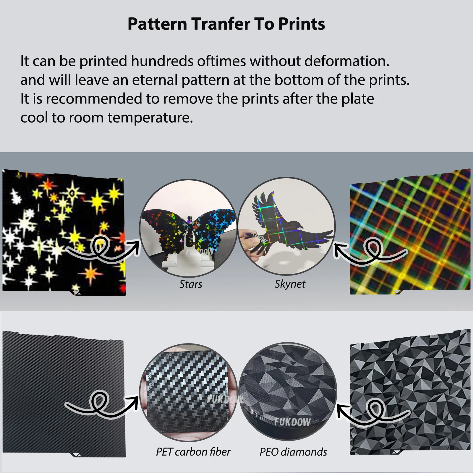 Комбинированная сборная пластина для Anycubic kobra 3 256x26 8 пружинный стальной лист PEO PET