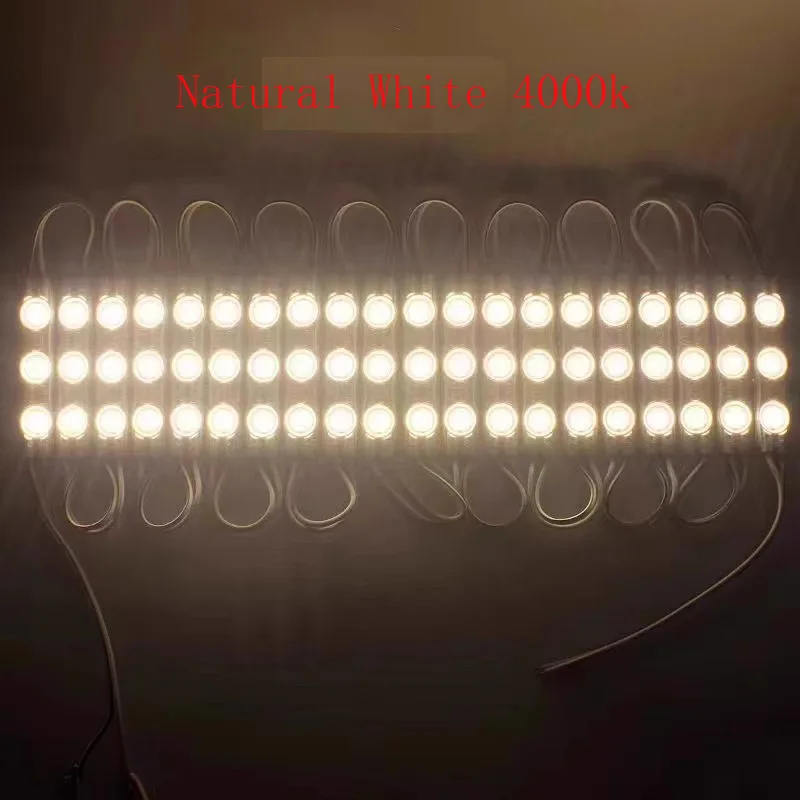 20 шт. светодиодный модуль Injection Len 3000k Nature White 4000k 6000k 10000k Красный Зеленый Синий